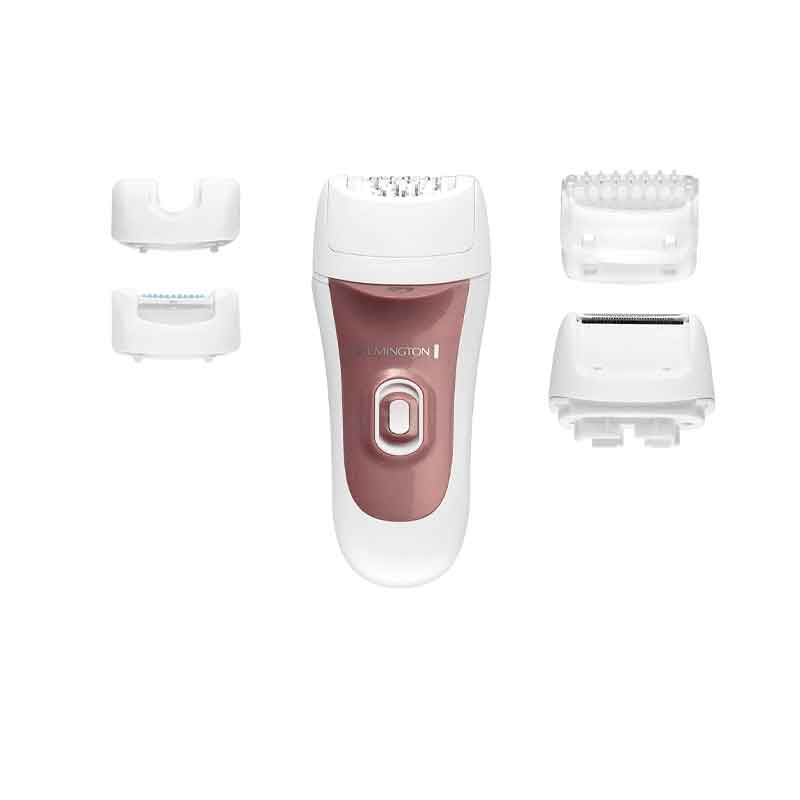 Remington EP7500 5-in-1 Corded Epilator for Women with Lady Shaver Head Trimmer