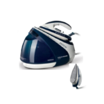 Kenwood Steam Iron Steam Station 2600W With 1.8L Water Tank Capacity, Ceramic Soleplate, 7 Bar Boiler Pressure, 600G Steam Shot, Anti Drip, Auto Shut Off, Self Clean Ssp70.000Wb White/Blue