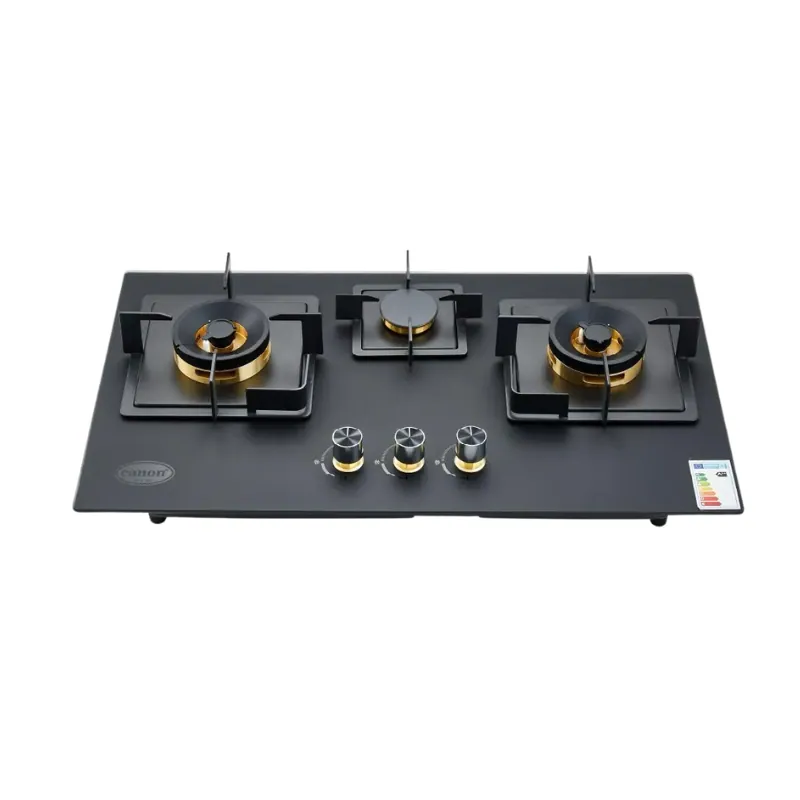 Canon CHA-BGH-CNC-G-392C- N11 Premium Series 3 Burners Gas Hob Canon CHA-BGH-CNC-G-392C- N11 Premium Series 3 Burners Gas Hob