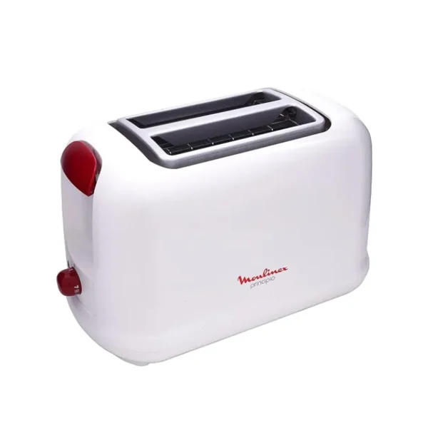 Moulinex LT160127 | Principio | 2 Slots | 850 W | 7 Levels of Toasting | Defrost Function | White | 2 Years Warranty | Toaster