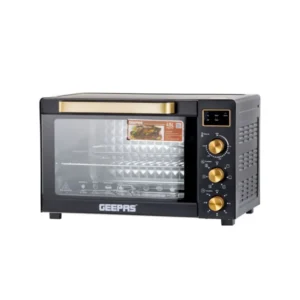 Geepas GO34056 45L Electric Oven Stainless Steel 60 Min Timer