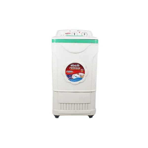 Gaba National GN-4515 Single Tub Washing Machine Beige & Green