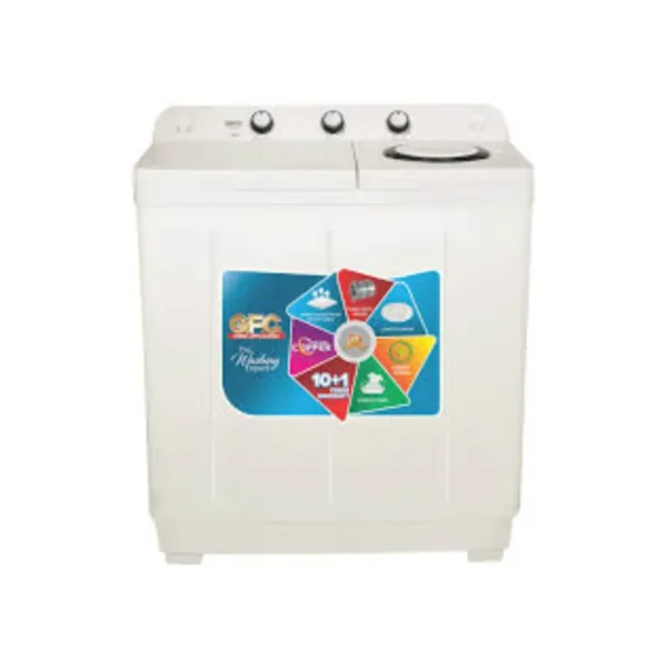 GFC GF-1100 Twin Tub Washing Machine - Washing/Dryer Machine Plastic Crystal LID