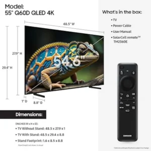 Samsung 55Q60D 55 Inches 4K UHD QLED TV