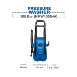 Hyundai HPW105E4A Pressure Washer 105 Bar