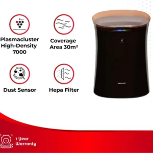 Sharp FP-F40Y-T Air Purifier Plasmacluster High Density Ions