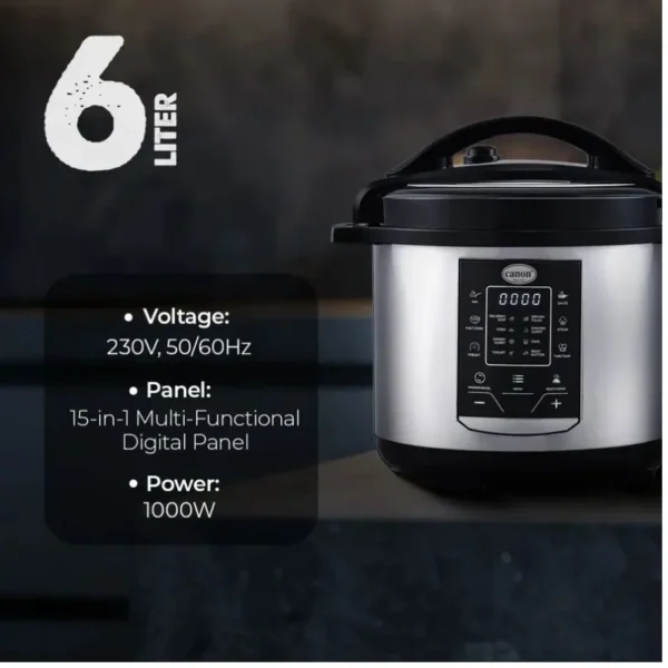 Canon Electric Pressure Cooker 6 Liter