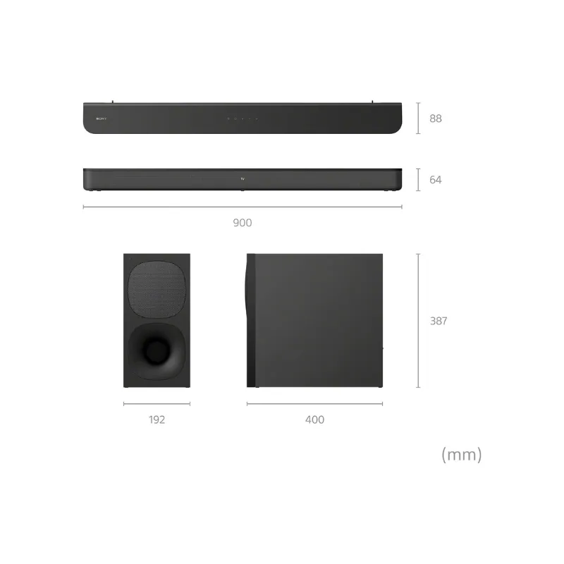Sony HT-S400 2.1ch (7) Sony HT-S400 2.1ch Soundbar Wireless Speaker