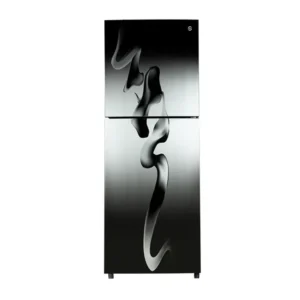 PEL 6460-PRINVOVGD Flat Glass Top Mount Refrigerator 334 Liter