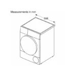 Bosch WTH85210GC 8 KG Front Load Tumble Dryer