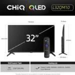 Chiq L32QM10S 32″ Full HD QLED TV PRO Display