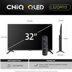 Chiq L32QM10S 32″ Full HD QLED TV PRO Display