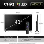 Chiq L40QM10S 40" Full HD QLED TV PRO Display