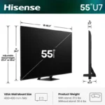 Hisense 55U7S 55" U7 Series ULED Mini LED 4K Google TV