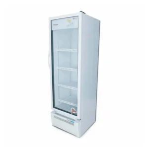 Caravell MEF 450 FG Single Swing Door Visi Freezer - Shelf Cooling