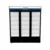 Varioline SVC-1500 SY [Black] Swing Three Door Visi Commercial Cooler