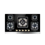Nasgas DG-GN5 555 Glass Top Fully Tempered Gas Hob