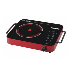 Geepas GIC9622P-3K Red Induction Infrared Cooker