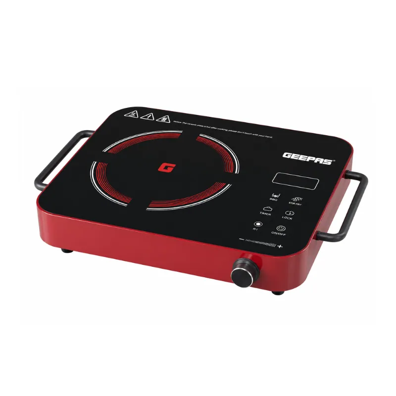Geepas GIC9622P-3K Red Induction Infrared Cooker Geepas GIC9622P-3K Red Induction Infrared Cooker