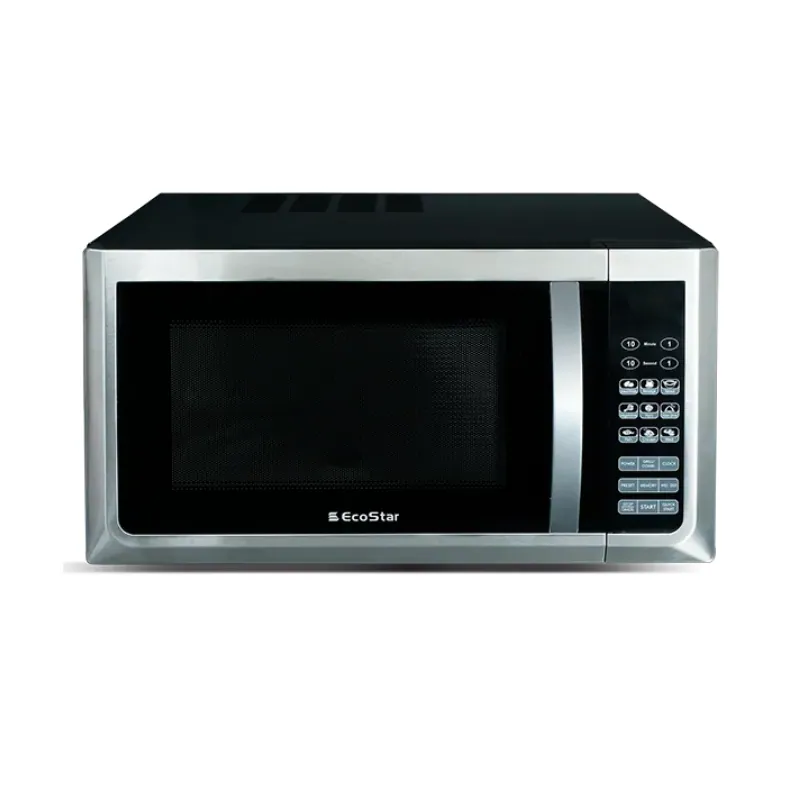Microwave Oven Specifications General Information Capacity: 43 Liters Power Supply: 220-240V / 50Hz Microwave Power Consumption: 1500W Grill Power Consumption: 1300W Rated Microwave Output Power: 1000W Operating Frequency: 2450MHz Cooking Uniformity: Turntable System Physical Specifications External Dimensions (H × W × D): 311 × 553 × 511 mm Oven Cavity Dimensions (H × W × D): 250 × 400 × 432 mm Key Features 43L Extra-Large Capacity 1000W High-Power Microwave Output 1300W Powerful Grill Function Turntable System for Uniform Cooking and Heating Fast Reheating and Defrosting Grill & Microwave Combination Cooking Spacious Interior for Large Dishes and Family Meals Even Heat Distribution for Consistent Cooking Results 2450MHz Operating Frequency Large Cavity Suitable for Roasting and Grilling Durable and Easy-to-Clean Interior Modern Countertop Design Ideal for Cooking, Grilling, Reheating, and Defrosting Suitable for Large Families and Heavy Daily Use High-Performance Cooking with Efficient Energy Usage