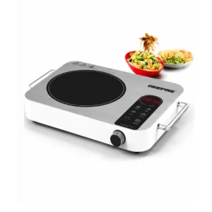 Geepas GIC9622P-3K White Induction Infrared Cooker