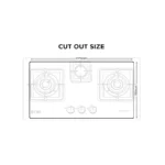 Nasgas GD-1530SS Non Magnetic Steel Top Gas Hob