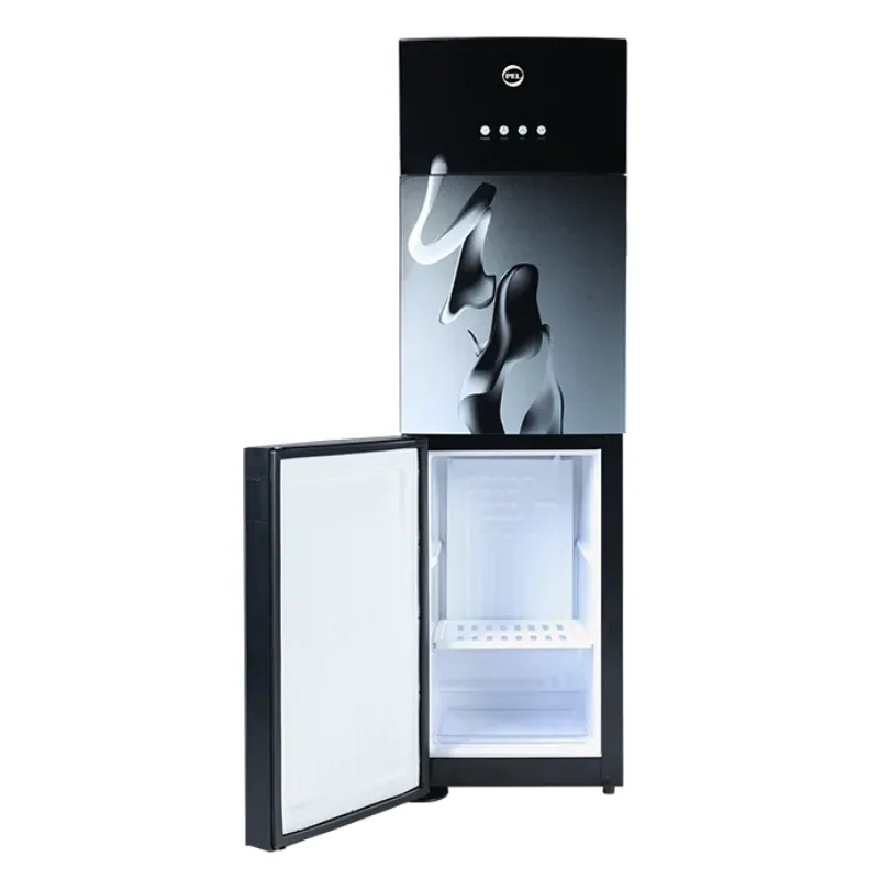 PEL P3TCWD-525 Grey Blaze Curved Glass Door Water Dispenser PEL P3TCWD-525 Grey Blaze Curved Glass Door Water Dispenser