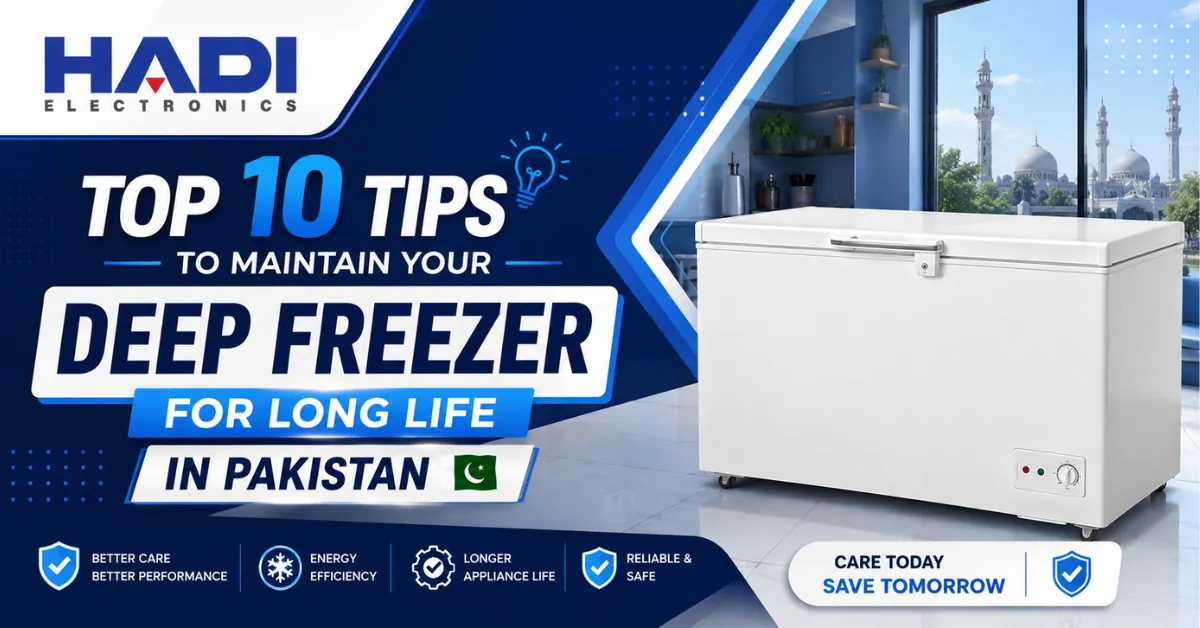 Top 10 Tips to Maintain Your Deep Freezer for Long Life in Pakistan