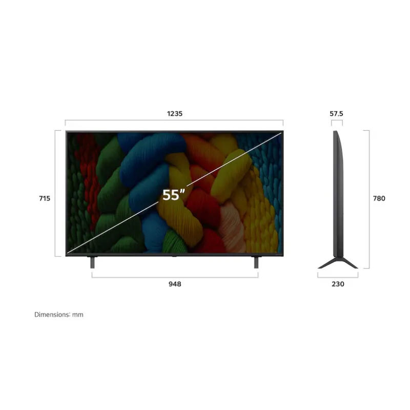 LG 55NANO80ASA 55 Inches NanoCell AI 4K Smart TV LG 55NANO80ASA 55 Inches NanoCell AI 4K Smart TV