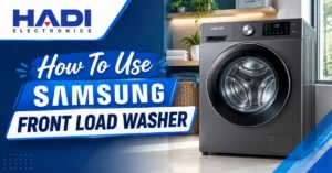How to Use a Samsung Front Load Washer