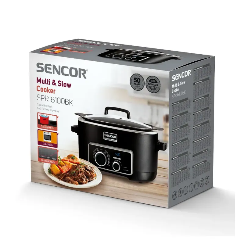 Sencor SPR 6100BK Multi & Slow Cooker Sencor SPR 6100BK Multi & Slow Cooker
