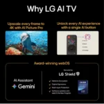 LG 42C6 42 Inch Class OLED evo AI 4K Smart TV