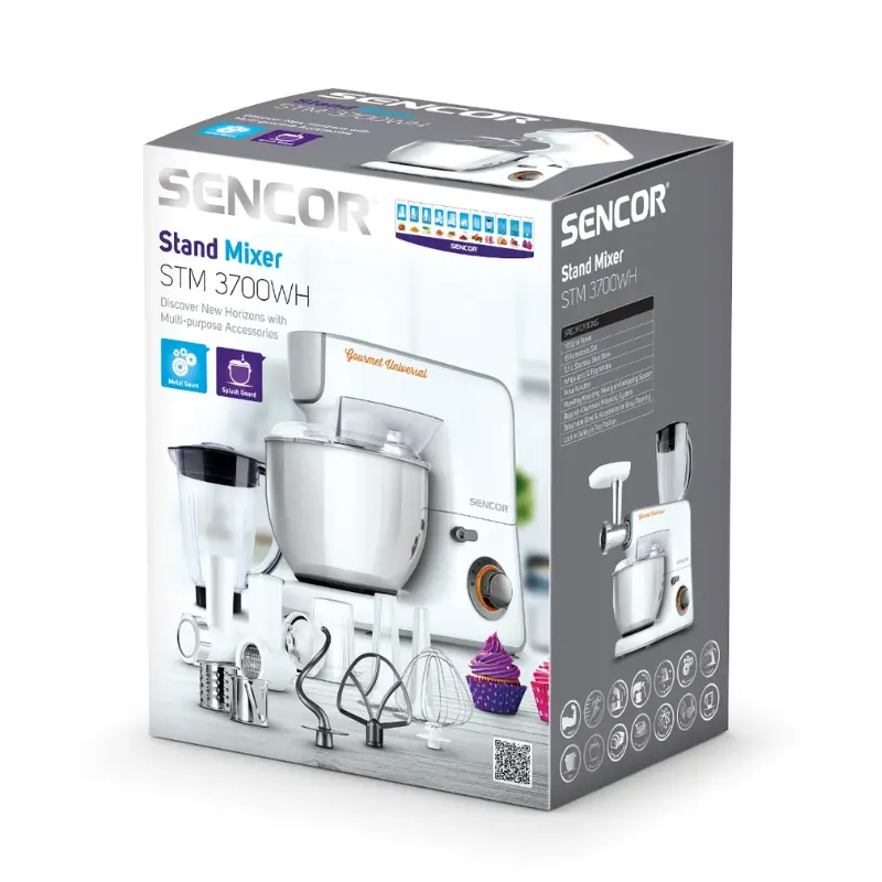 Sencor STM3800WH Stand Mixer Food Processor Sencor STM3800WH Stand Mixer Food Processor
