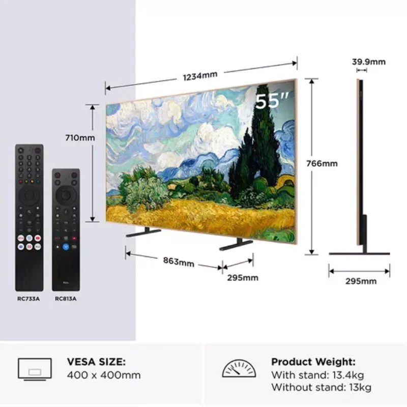 TCL 55A400 Pro 55 Inch QD-Mini LED NXTVISION TV TCL 55A400 Pro 55 Inch QD-Mini LED NXTVISION TV