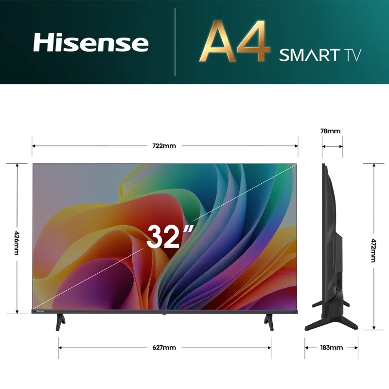 Hisense 32A4S 32 Inch HD Smart TV Hisense 32A4S 32 Inch HD Smart TV