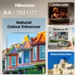 Hisense 32A4S 32 Inch HD Smart TV