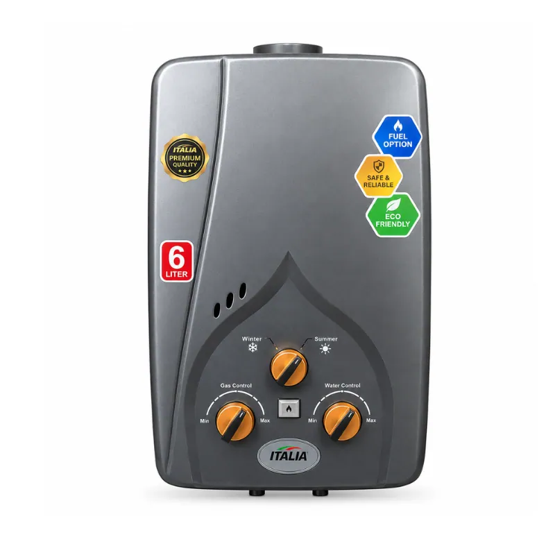 Italia IIG-6L Instant Gas Geyser - LPG/NG Italia IIG-6L Instant Gas Geyser - LPG/NG