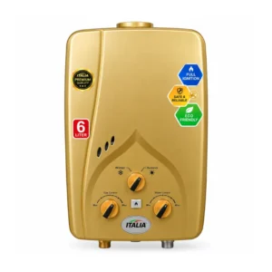 Italia IIG-6L Instant Gas Geyser - LPG/NG