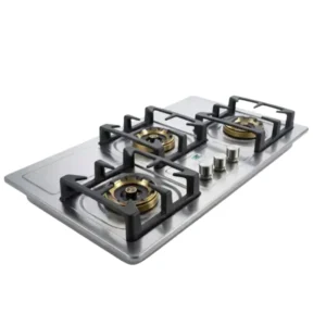 Nasgas DG-227 SDN 3 Burner Stainless Steel Built In Hob